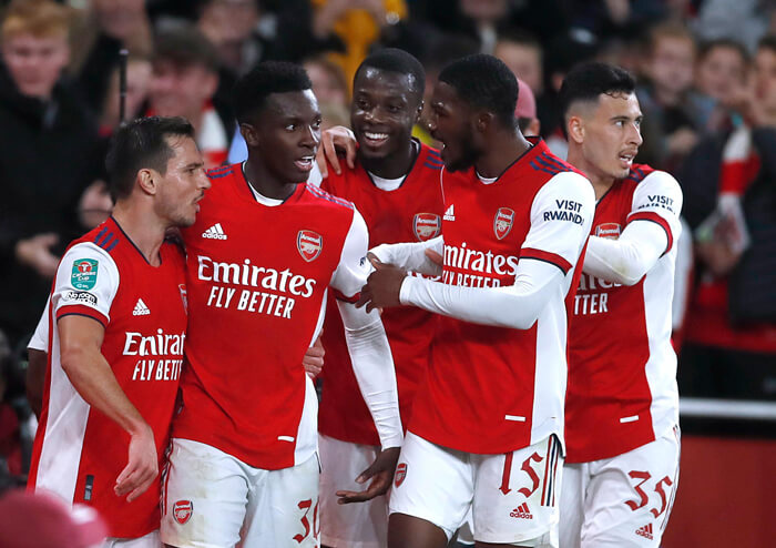 Arsenal đang có chuỗi 6 trận bất bại với 5 chiến thắng tại EPL