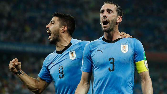 Uruguay đang có tổng 22 điểm sau 16 trận đấu