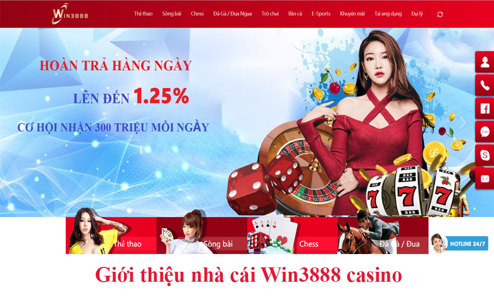 Giới thiệu nhà cái Win3888 casino